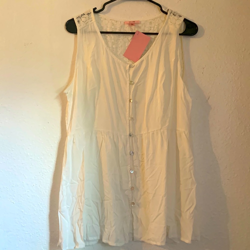 Size large with tank top. New with tags.